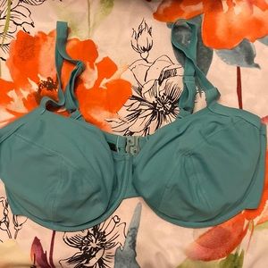 Lilly & Lime teal bikini top 38FF